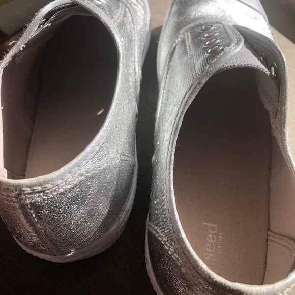 Seed silver sneakers size 39 worn once - Picture 6 of 7
